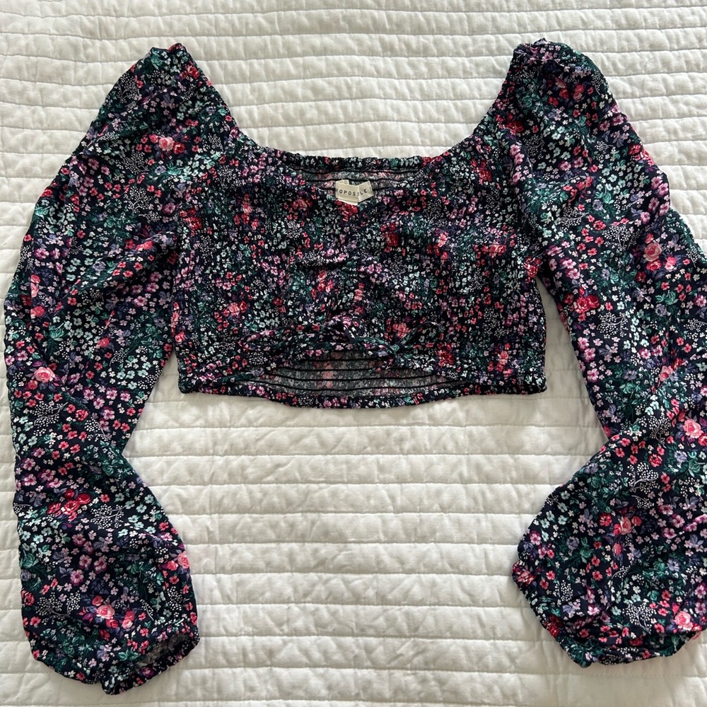 Floral crop top!